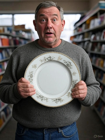 Man Discovers Valuable Plate Thrift Store: A Life-Changing Find
