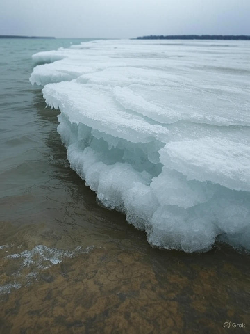 Lake Michigan’s Unstable Shelf Ice Poses Risks to Winter Visitors Every Year