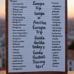 What to Pack for Europe Trip – Complete Easy Packing List with Real-Life Tips