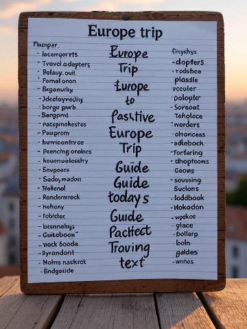 What to Pack for Europe Trip – Complete Easy Packing List with Real-Life Tips